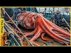 The Horrifying Truth About How American Fishermen Catch Giant Squid | Farming Documentary
