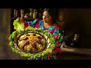 Satisfying ASMR Journey of Making Biryani, Green Sambol & Chicken Fry | Traditional Me