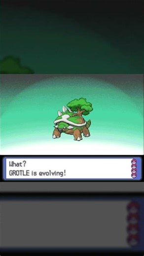 Torterra Evolution in Pokemon Platinum #Shorts