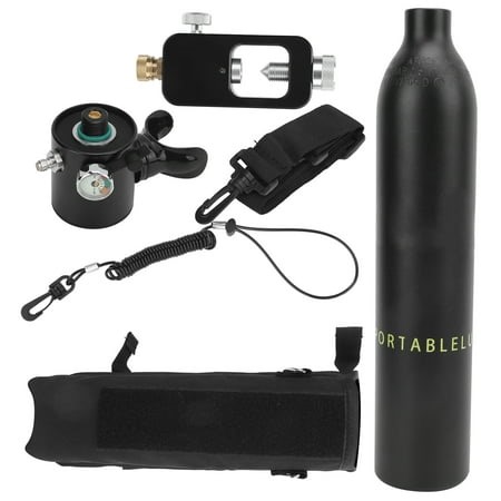 Underwater Oxygen Tank, 0.5L Portable Scuba Oxygen Cylinder Cylinder Scuba Tank with Silicone Mouthpiece Underwater Breather for Diving Scuba Diving Set - Walmart.ca