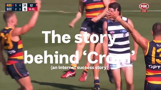 41K views · 645 reactions | From little things, big things Crom! The story behind Crom, a social media success story. An internet trend reinvigorating the Adelaide Football Club. The Crowject: https://bit.ly/3d8j7DF | ABC Sport | Facebook
