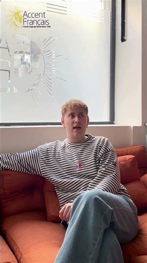 Haakon from Norway speaks about his experience at Accent Français to learn French!