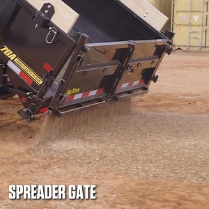2.3K views · 12 reactions | Big Tex dump trailers are built for efficiency, and the 3-way gate takes versatility to the next level. Whether you're spreading gravel, dumping debris, or loading equipment, they are designed to handle it all. | DR Trailer Sales | Facebook
