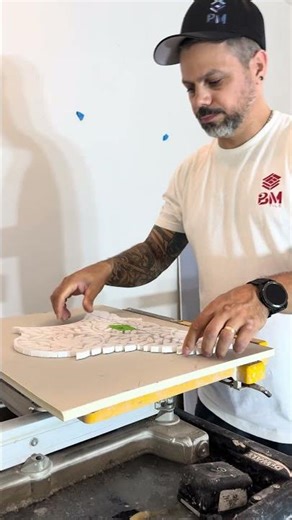 Mosaic tile installation #homeimprovement #installation #tiles #homerenovation #kitchen #diy