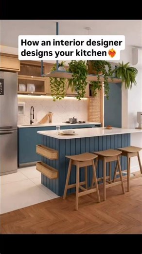 A carpenter builds a kitchen.An interior designer plans the entire experience. #kitchen