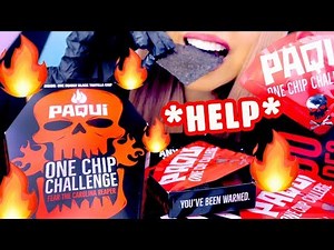 ASMR ONE CHIP CHALLENGE | WORLD'S HOTTEST Carolina Reaper Pepper | Eating Sounds Mukbang
