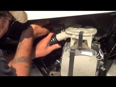 How to take motor out of a washing machine.