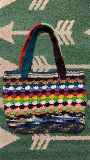 Hand Knit Woolen Backpack