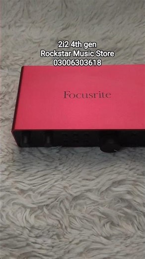 Focusrite Scarlett 2i2 4th gen #shorts