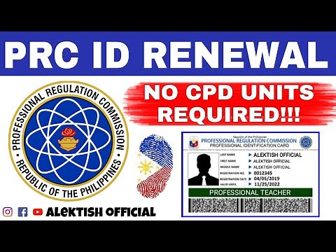 PRC ID RENEWAL WITHOUT CPD UNITS | Step by Step Online Application | FULL VIDEO || alektish