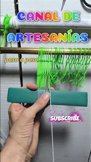 🌿“Suscríbete y aprende nuevas artesanías paso a paso ✨”#artehechoamano #diy