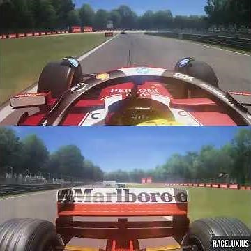 Lewis Hamilton vs Michael Schumacher | 2025 Ferrari SF-25 vs 1999 Ferrari F399 | F1 at Monza