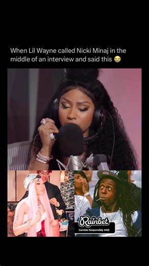 Rap Slump | Rap News on Instagram: "Lil Wayne is too funny 😂 During a live interview on Apple Music’s Beats 1, Nicki Minaj was caught off guard when Lil Wayne unexpectedly called in, creating a viral moment that fans couldn’t stop talking about. While Minaj was promoting her new singles with host Zane Lowe, Wayne jumped on the line, jokingly referring to them as a “power couple” and tossing in cheeky one-liners that left Minaj laughing and momentarily speechless. follow @rapslump for more ✅ via