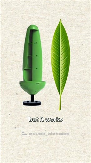 This Leaf Generates Electricity 🌿⚡