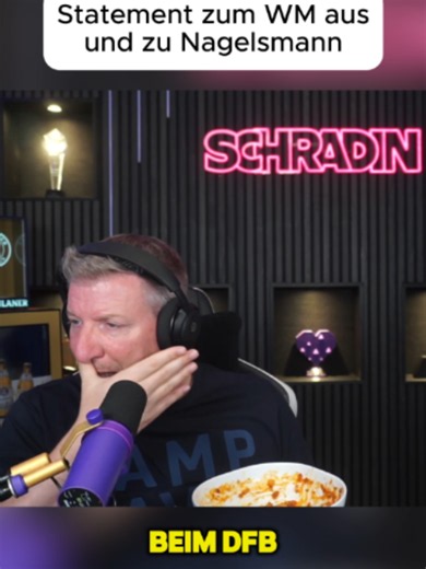 Deutschland ist raus... | Twitch: Schradin - #fyp #foryou #fürdich #foryoupage #viral #twitch #twitchclips #stream #streamer #probleme #livestream #schradinclips #schradin #statement #wm #fifa #dfb #nagelsmann #fußball #fusball #weltmeisterschaft #weltmeisterschaft2026 #deutschland #nationalmanschaft