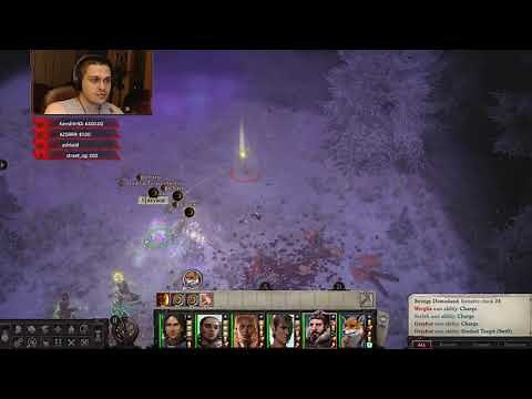 Pathfinder: WotR - Stringy Demodand Boss Fight - Hard Difficulty - Lost Chapel map