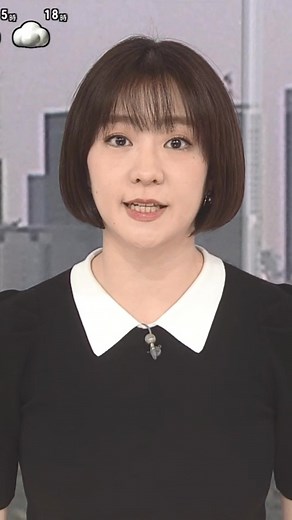 半袖襟付きブラウス センタープレスワイドパンツ【副島萌生】#キャスターアナウンサー #女子アナ #NHK女子アナ #ファッションコーデ #副島萌生