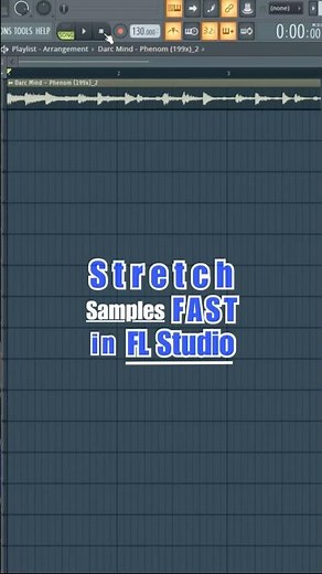 Stretch Samples Fast In FL Studio ❗️#flstudiotips #sampleflip