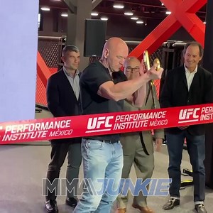 16K views · 552 reactions | ✂️ Dana White does the honors at the ribbon cutting ceremony for the UFC Performance Institute in Mexico  Full story: https://mmajunkie.usatoday.com/2024/02/video-dana-white-ufc-performance-institute-mexico-city-ribbon-cutting-ceremony | MMA Junkie | Facebook