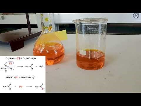 Oxidation of Alcohol by acidified K2Cr2O7| Oxidation of primary alcohol to acid by K2Cr2O7