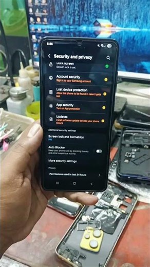 Samsung A06 OEM Hide Auto Blocker Fix solution #tech #shorts #samsung