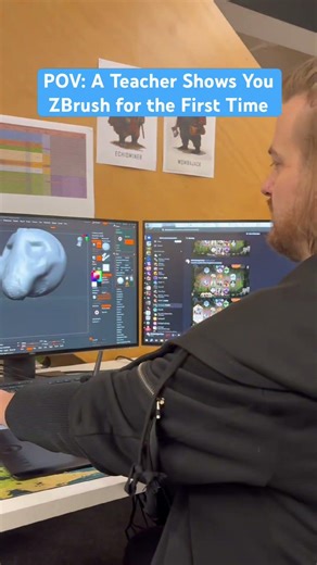 POV: A Teacher Shows You ZBrush for the First Time