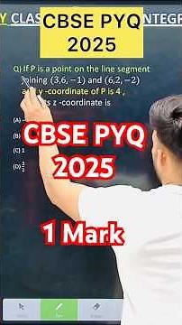 Q) If P is a point on the line segment joining (3,6,−1) and (6,2,−2) and y -coordinate of P is 4 ,