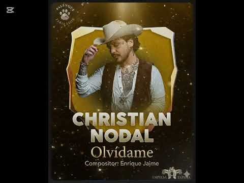 Christian nodal - olvidame (letra original)
