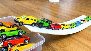 165K views · 2.6K reactions | Diecast Model Cars Moving Up The Slope Into The Box | Toy Car Videos | Facebook