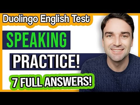 Speaking Practice! Duolingo English Test