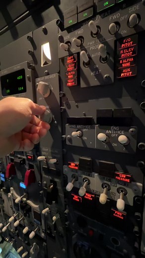 Panel Light 💡 #boeing737 #pilotview #737 #fyp