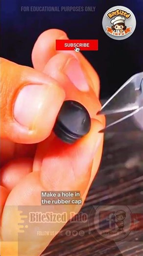 syringe 💉 can be a small welding tool? #shorts #viralshorts #bitesizedinfo #diyhack