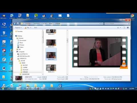 Transferring Video Files to Computer