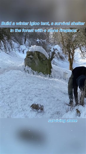 Build a Winter Igloo Tent for Survival