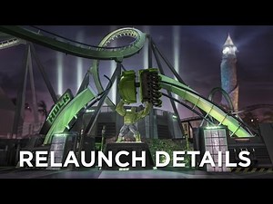 The Incredible Hulk Coaster Relaunch Details