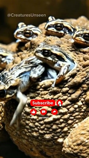 Strange Frog Gives Birth Through Its Skin #shorts #animalfacts #wildlife