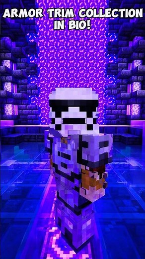 Minecraft: Stormtrooper Armor Trim #shorts #starwars