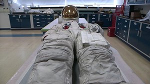 Neil Armstrong's spacesuit goes on display for 1st time in more than a decade