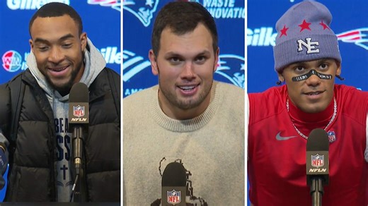 TreVeyon Henderson, Hunter Henry, Christian Gonzalez and More | Postgame Media Availability