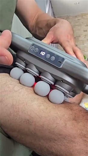 This massage gun comes with 16 heads and 9 speeds to melt away every single muscle knot! 🤯💆‍♂️