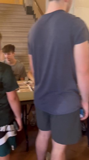 Signing autographs at today’s clinic | West Point Wrestling Club