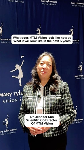 "What does MTM Vision look like now vs what it will look like in the next 5 years?" Dr. Jennifer Sun at the 2025 Mary Tyler Moore Vision Initiative Symposium, where we gather experts from around the world to advance research to prevent and cure vision loss caused by diabetic retinal disease (DRD). Jennifer is not only the Scientific Co-Director of MTM Vision, but she is also the Professor of Ophthalmology, Harvard Medical School; Chair, Diabetes Initiatives, DRCR Retina Network; Vice Chair, Clin