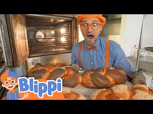 Blippi Visits The Bakery | Educational Videos For Kids | Learning Healthy Eating - Videos For Kids