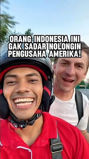 TERNYATA YANG DITOLONGIN SEORANG PENGUSAHA AMERIKA! 😱 #reaksibule #shorts #viralvideo