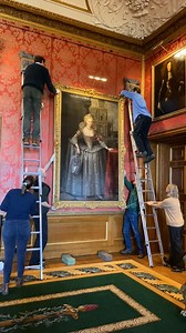 642K views · 10K reactions | We've reunited Anne of Denmark with her husband, James I & VI. Both paintings by Paul van Somer are now on display in the Queen's Drawing Room at Windsor Castle. The 2.3 metre tall portrait of Anne has recently been cleaned and restored by our Paintings conservators. https://bit.ly/3Hs5zTR | Royal Collection Trust | Facebook
