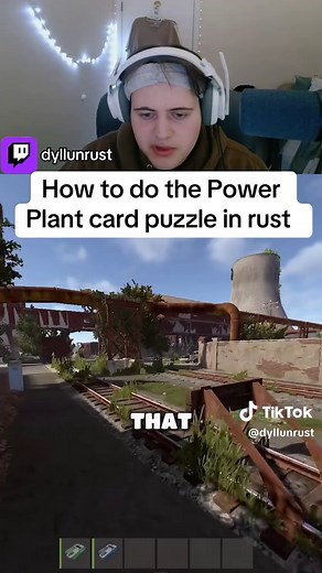 How to do the Power Plant card puzzle in rust #rust #rustok #fyp #rusttips #rustgame