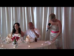 Maid of Honor does The Hangover Wolfpack Speech at Wedding