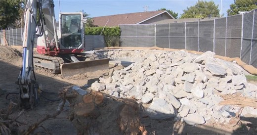 Huntington Beach neighborhood loses backyards because of old sewer line