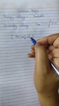 Werner's Theory .. #chemistry primary & secondary valency #cbse #boardexam
