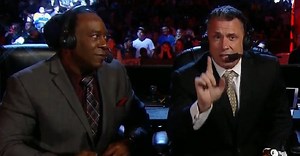 It looks like WWE may have booted one of their announcers from the commentary desk